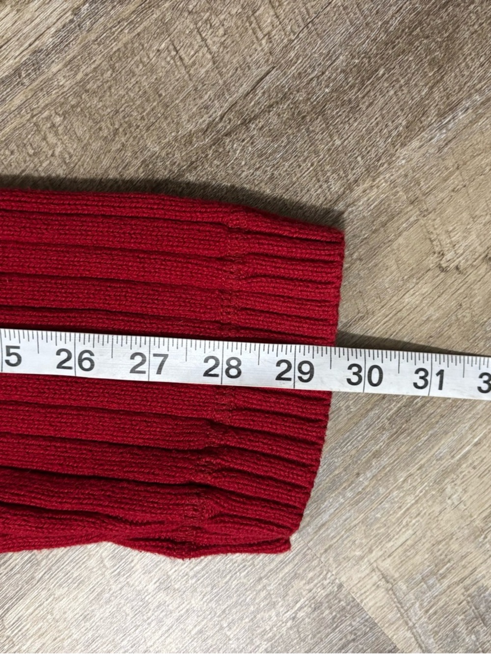 Polo Ralph Lauren Ribbed Knit Sweater Men's XL Red Cotton 90's Y2K Casual - Picture 8 of 8